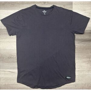 Hollister California Men's Short Sleeve Crew Neck T-Shirt Size LARGE Dark grey